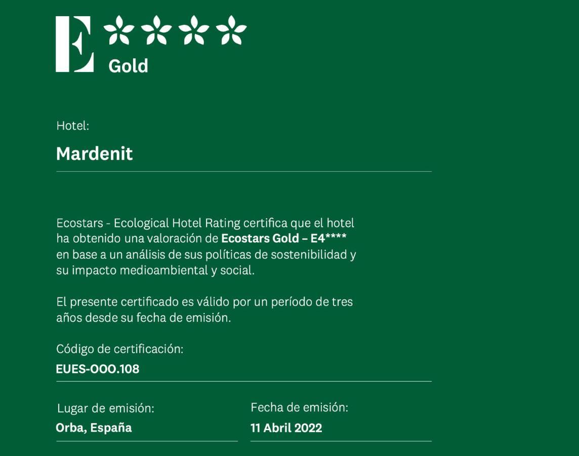 Orba Mardenit Hotel Boutique (Adults Only) מראה חיצוני תמונה
